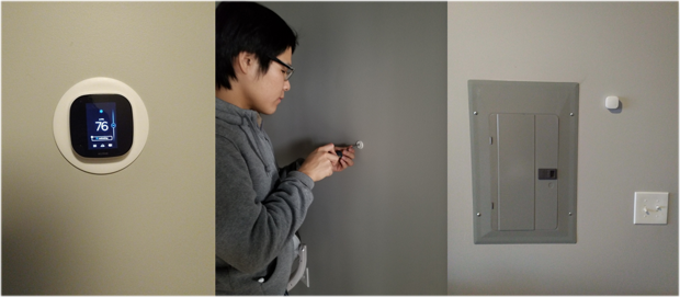 Smart thermostat installation